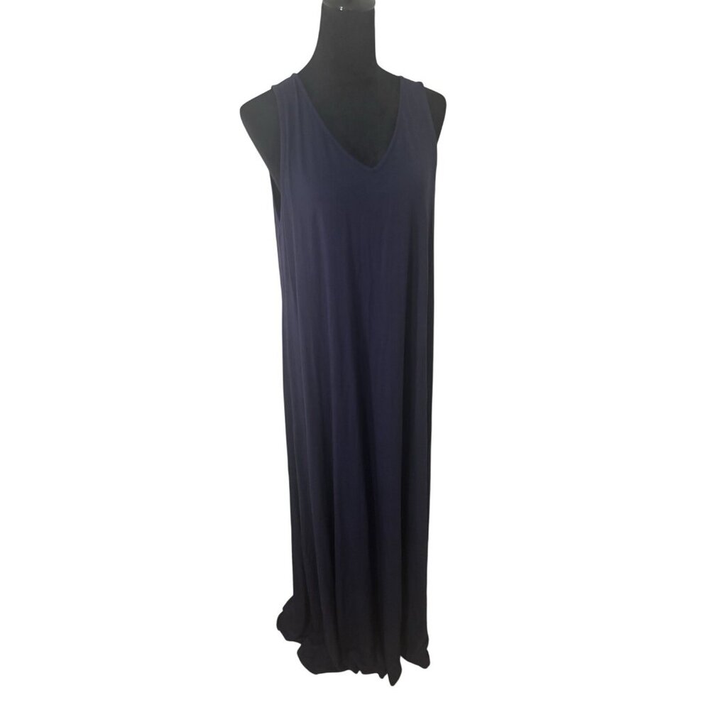 Amazon Essentials Momcore Maxi Dress Large V-Neck Sleeveless Jersey Tank Soft St